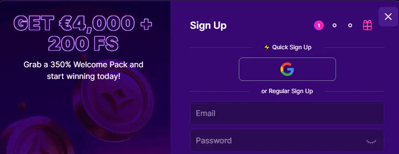 Alev online casino'ya giriş