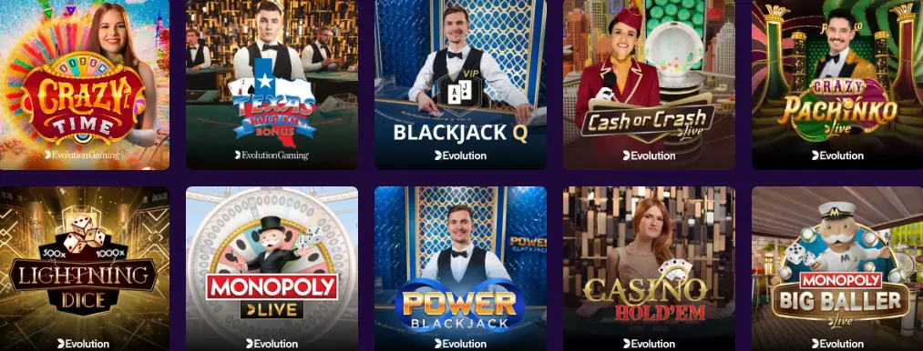 Alev online casino'da canlı oyunlar